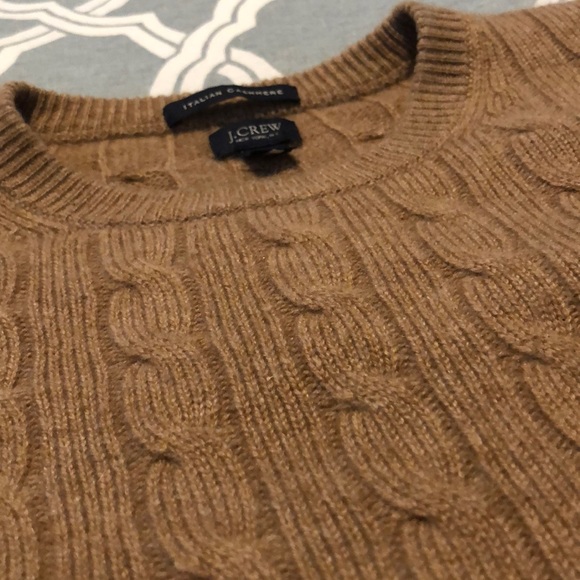 J Crew Italian cashmere cable knit sweater - Picture 4 of 4